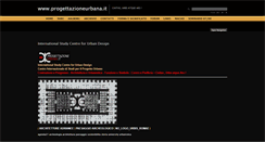 Desktop Screenshot of progettazioneurbana.it